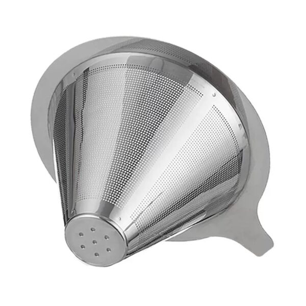 The Stainless Steel Pour Over Coffee Dripper,Slow Drip Paperless Coffee Filter for Coffee Making - Image 4