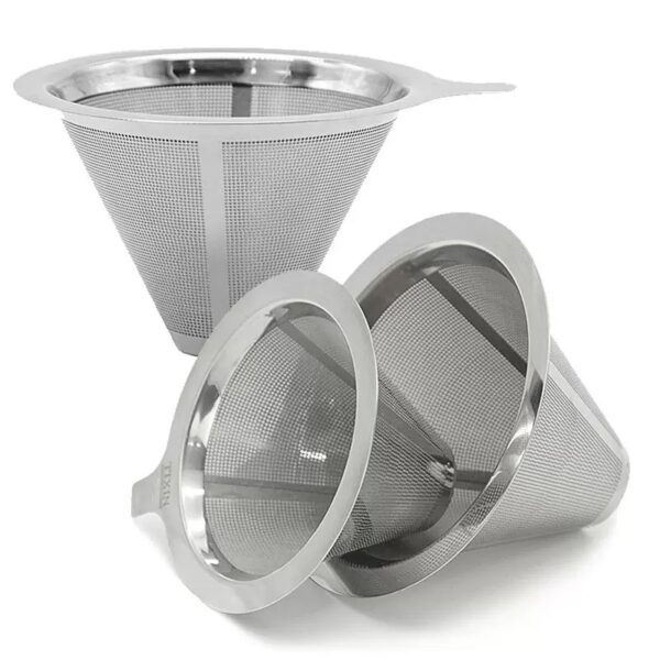 The Stainless Steel Pour Over Coffee Dripper,Slow Drip Paperless Coffee Filter for Coffee Making