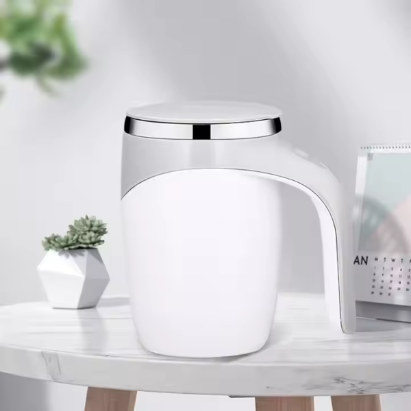 Battery USB Rechargeable Coffee Cup Self Stirring Mug Mixing Coffee Cup Automatic Magnetic Mug Stainless Vacuum Coffee Cup - Image 2