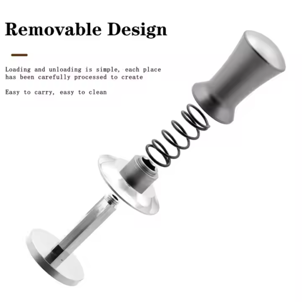 Coffee Tool Accessories Customizable Espresso Coffee Powder Hammer Stainless Steel Distributor 58mm Coffee Tamper - Image 3