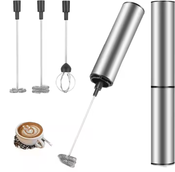 2 Speed High Quality Portable Rechargeable Stainless Steel Electric Milk Frother Coffee Frother for Milk Matcha Cappcinuo
