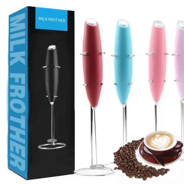 Pailite High Quality Hand Milk Frother Battery Operated Handheld Milk Frother Electric Milk Coffee Foam Frother - Image 7