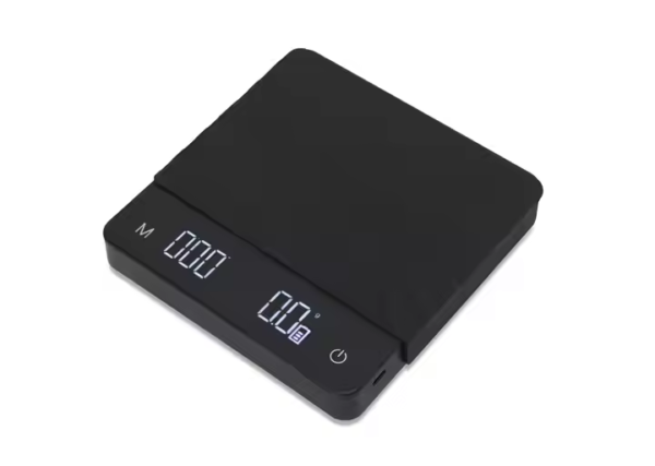 5kg 0.1g USB Charged Digital Scale with Auto Tare & Timer Free Logo Print for Baking and Coffee - Image 3