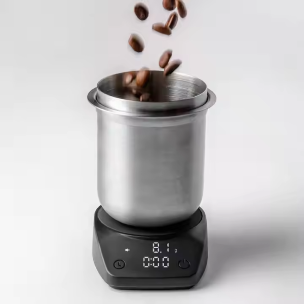 Scale Cup Sets ABS Shell Espresso Modes Type-C Charging Digital Kitchen Palm Coffee Scale with Timer