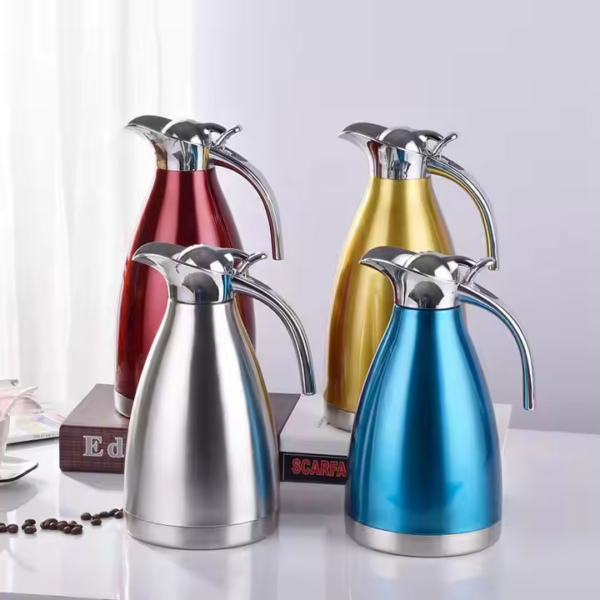 New European Style Colorful Promotional Hot Selling 201/304 Stainless Steel Vacuum Flask/coffee Pot/thermos Flask Kettle - Image 2