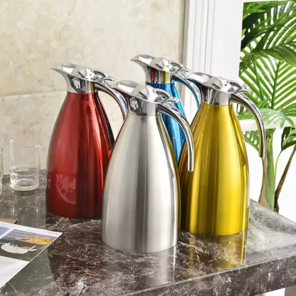 New European Style Colorful Promotional Hot Selling 201/304 Stainless Steel Vacuum Flask/coffee Pot/thermos Flask Kettle - Image 3