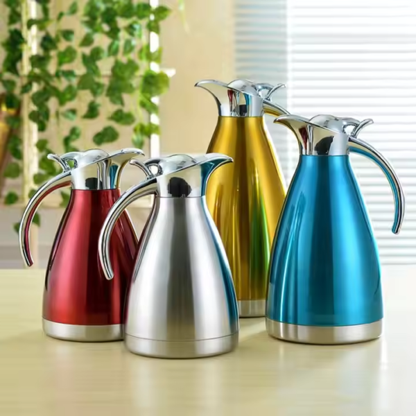 New European Style Colorful Promotional Hot Selling 201/304 Stainless Steel Vacuum Flask/coffee Pot/thermos Flask Kettle - Image 4