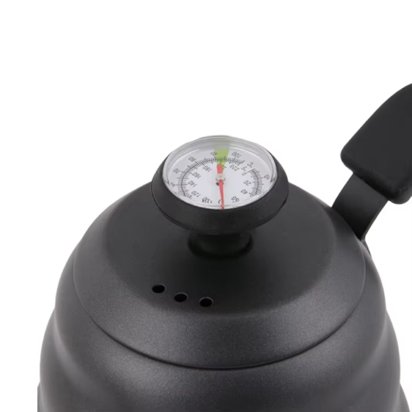 40oz 1200ml Black Hand Drip Pour Over Gooseneck Coffee Kettle Long Narrow Spout Coffee Pot With Thermometer - Image 4