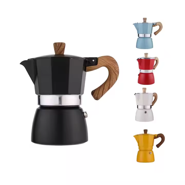 Aluminum Moka Pot Espresso Coffee Maker for Coffee Tea Sets Product - Image 2