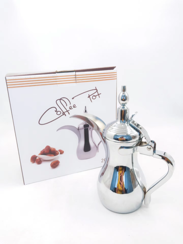 Top Selling Gold Polished Metal Dallah Simple Design Stainless Steel Brass Tableware Tea and Coffee Serving Pot - Image 6