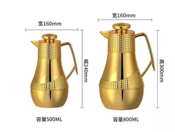Middle East Arabia Has a Liner Household High Value Kettle Gold 0.8l Long-Lasting Insulation Pot - Image 5