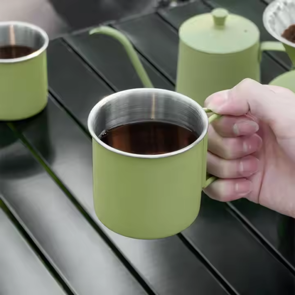 8 in 1 Coffee Gift Set Coffee Dripper & Server Camping Pour Over Coffee Maker Set of Portable Travel Bag - Image 4
