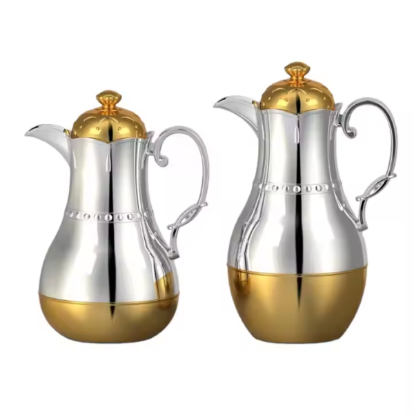 Arabian Style Thermal Carafe for Hot Drinks Elegant Coffee and Tea Insulated Carafe Thermal Coffee Carafe with Lid