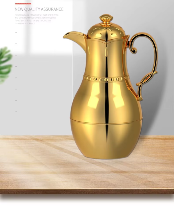Arabian Style Thermal Carafe for Hot Drinks Elegant Coffee and Tea Insulated Carafe Thermal Coffee Carafe with Lid - Image 6