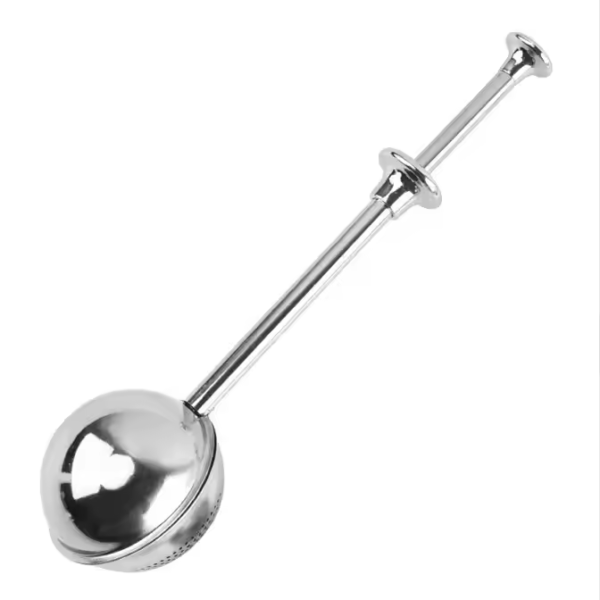 Stainless Steel Powder Shaker Half-perforated Tea Ball Flour Sieve Ball-shaped Powder Sieve