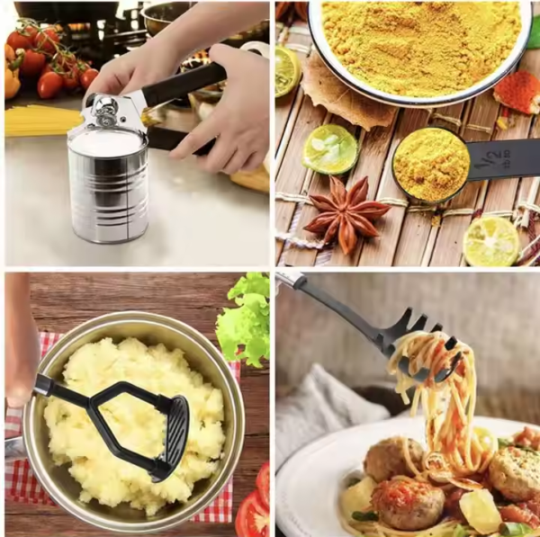 Hot Selling on 40 Piece New Innovation Black Nylon Kitchen Cooking Utensils Set - Image 5