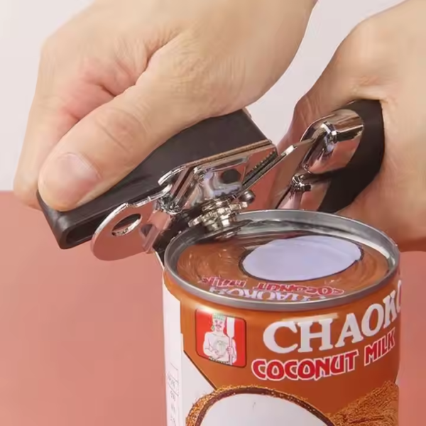 Portable Can Opener Stainless Steel Screw Opener Powerful Canning Knife Kitchen Tools Manual Tin Can Opener - Image 2