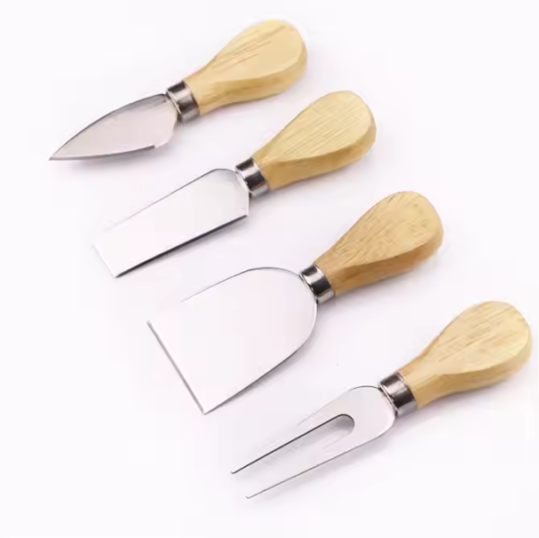 Cheese Cutter With Wood Handles 6-Piece Cheese Knives Set - Image 6