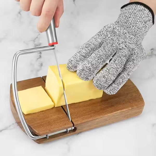 High Quality Multipurpose Cheese Slicer Cutter Acacia Wood Cheese Slicers Board with Blade for Block Cheese Effortless Slicing - Image 4