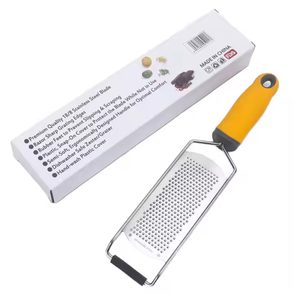 304 Stainless Steel Manual Grater Wide Plate Multifunctional Cheese Lemon Ginger Garlic Onion Vegetables Fruits Kitchen Tool