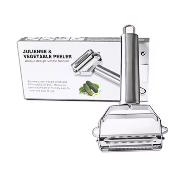 Stainless Steel Multifunctional Fruit Vegetable Julienne Carrot Potato Peeler Knife Kitchen Gadgets - Image 2