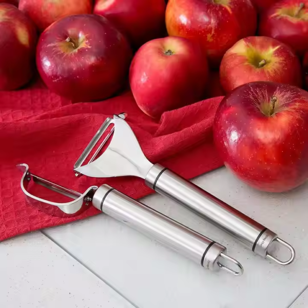 Stainless Steel Spring Vegetable Peeler Set Potato Peeler Cutter Slicer for Home - Image 4