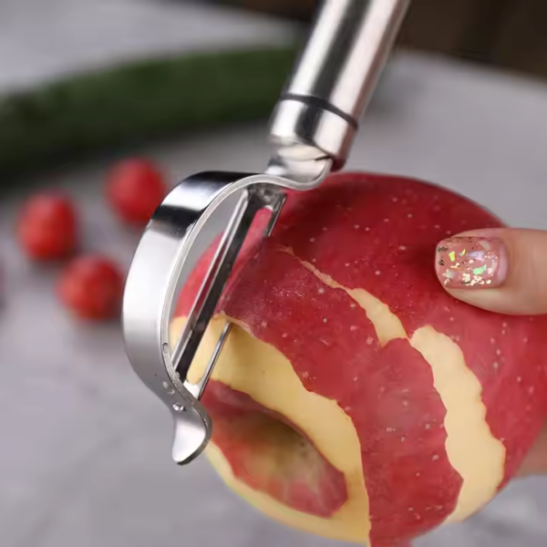 Stainless Steel Spring Vegetable Peeler Set Potato Peeler Cutter Slicer for Home - Image 5