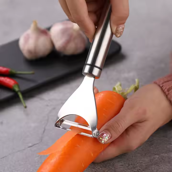 Stainless Steel Spring Vegetable Peeler Set Potato Peeler Cutter Slicer for Home - Image 6