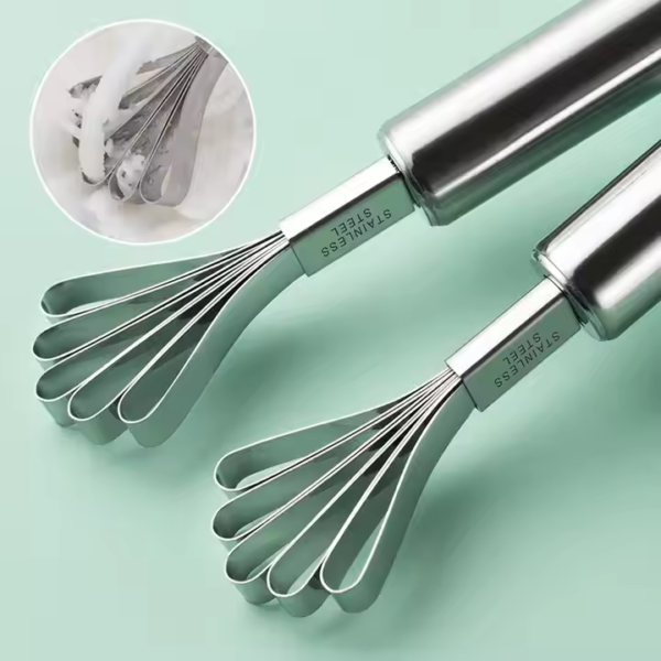Coconut Meat Digging Fresh Coconut Grating Knife Grating Knife Grating Coconut Artifact Stainless Steel Five-claw Scraping Tool - Image 3