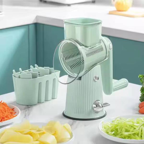 5 in 1 Cheese grater drum vegetable slicer nuts grinder manual vegetable slicer peanut nuts grinder cheese vegetable shredder - Image 3