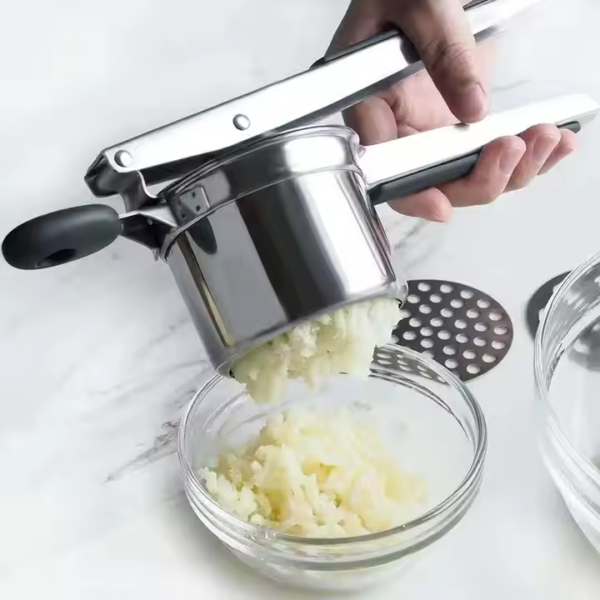 Heavy Duty Stainless Steel Potato Masher Potato Ricer Potato Press - Image 2