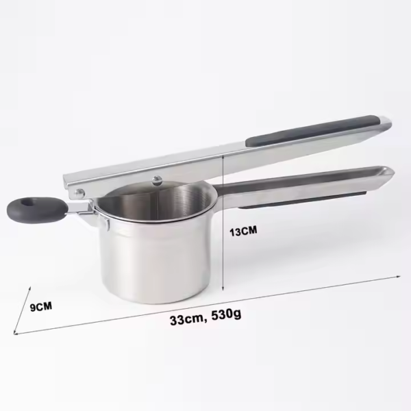 Heavy Duty Stainless Steel Potato Masher Potato Ricer Potato Press - Image 5