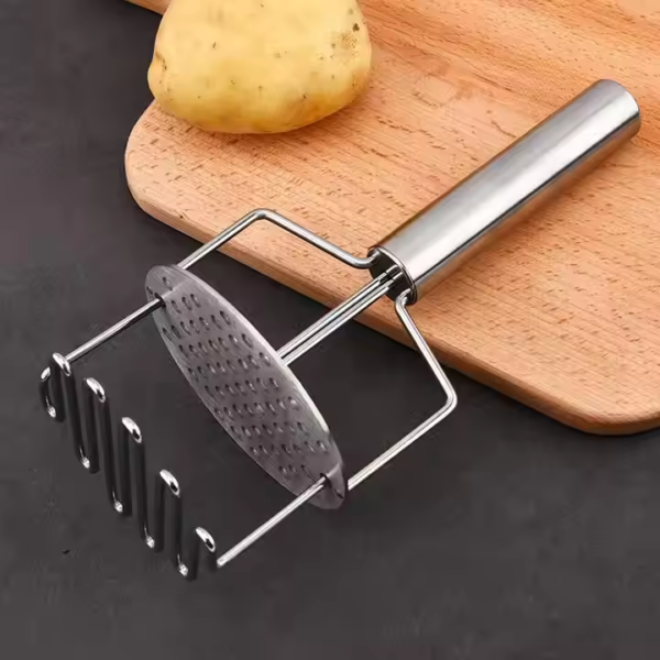 Best Good Sale Kitchen Potato Masher Heavy Duty Potato Stainless Steel Masher for Beans Avocados Eggs Potato Masher - Image 3