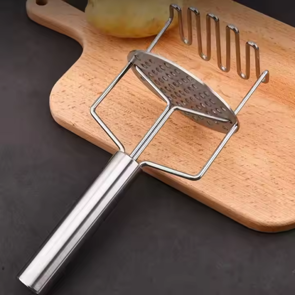 Best Good Sale Kitchen Potato Masher Heavy Duty Potato Stainless Steel Masher for Beans Avocados Eggs Potato Masher - Image 5
