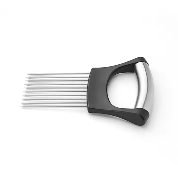 Innovative Kitchen Gadgets Slice Non-slip Handle SUS304 Onion Slicer Tomato Potato Vegetable Cutter Assistant With Ten Prongs - Image 2