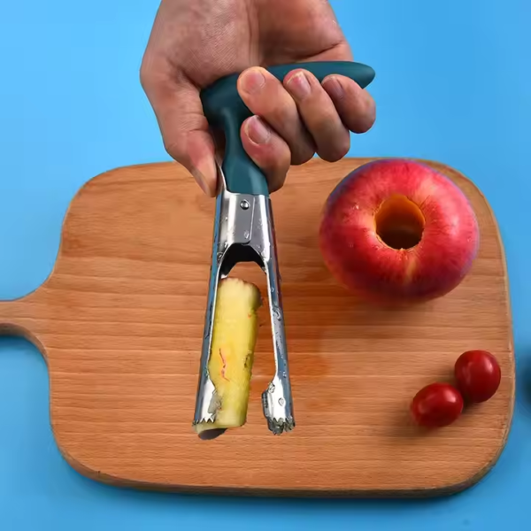 Premium Modern Stainless Steel Fruit Remover & Apple Corer Sharp Serrated Metal Blades for Cooking Food Gadgets Vegetable Usage - Image 3