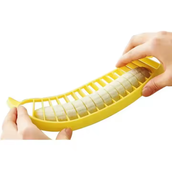 Vegetable Fruit and Slicers Hand Gadget Kitchen Tool Long Cutter Set Manual Chopper Banana Slicer Chips Slicer - Image 2