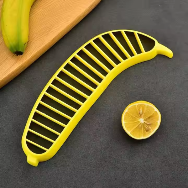 Vegetable Fruit and Slicers Hand Gadget Kitchen Tool Long Cutter Set Manual Chopper Banana Slicer Chips Slicer - Image 3