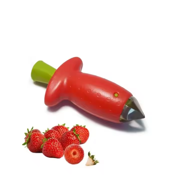 Strawberry Huller Fruit Slicer Set Berry Stem Leaves Huller Gem Remover Removal Fruit Peeling Tool Kitchen Gadgets - Image 4
