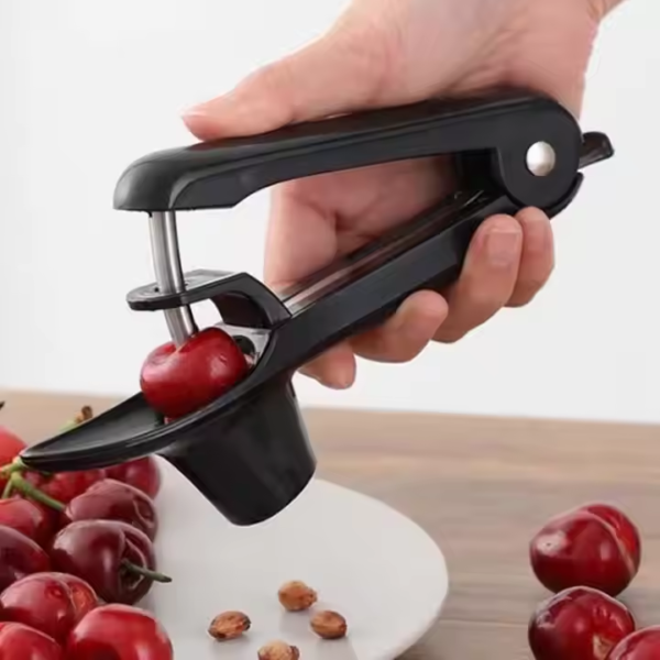 Gloway Stainless Steel Corers Manual Cherry Pitter Lock Design Fruit Pit Remover Kitchen Gadget Tools New Condition Vegetables - Image 3