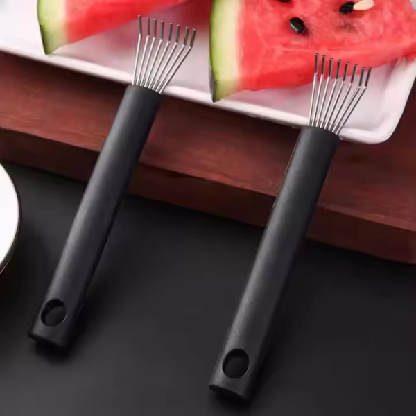 Watermelon Seed Remover Stainless Steel Fruit Divider Fruit Vegetable Digging and Seed Removal Tool Portable Kitchen Gadget - Image 3
