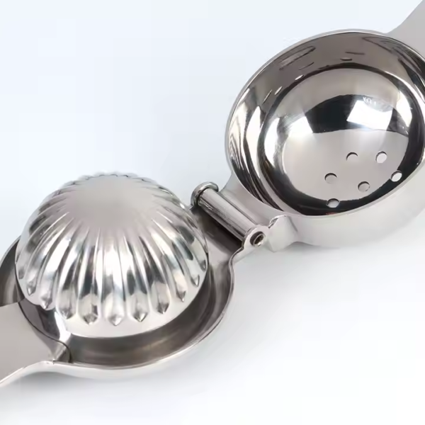 Best Kitchen Gadget Food Grade Stainless Steel Non-Slip Hand Lemon Juicer Squeezer - Image 3