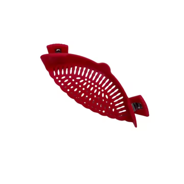 Kitchen Adjustable Colanders Food Drain Extra Fine Mesh Tea Sink Pasta Pot Pans Clip on Silicone Strainers - Image 3