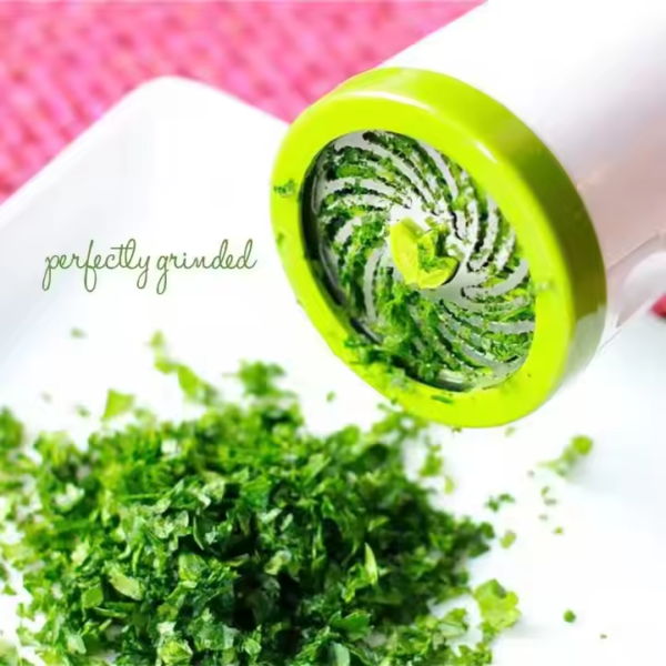 Manual Seasoning Spice Grinder Herb Mills Shredder Cilantro Parsley Chopper Spice Grinder Manual Herb Grinder - Image 2