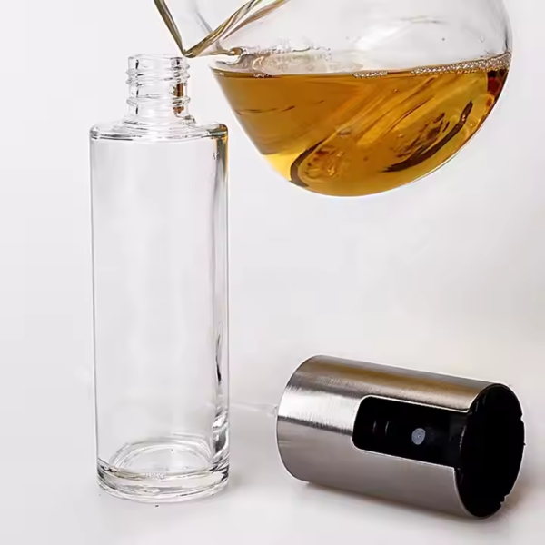 100ml Custom Stainless Steel Kitchen Olive Oil Spray Bottle Pump Leakproof Oil Vinegar Sprayer Dispenser for Cooking Barbecue - Image 4