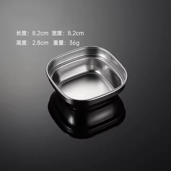Wholesale Plant Sauce Plates Metal Sauce Plates Sushi Tray Soy Tomato Sauce Spices Flavor Condiment Dip Bowls BBQ - Image 5