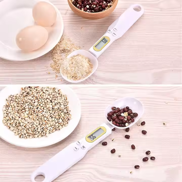 LCD High Precision Measuring ABS Portable Gram Weighing 500g 0.1g Digital Spoon Scale Kitchen Digital Spoon Scale - Image 4