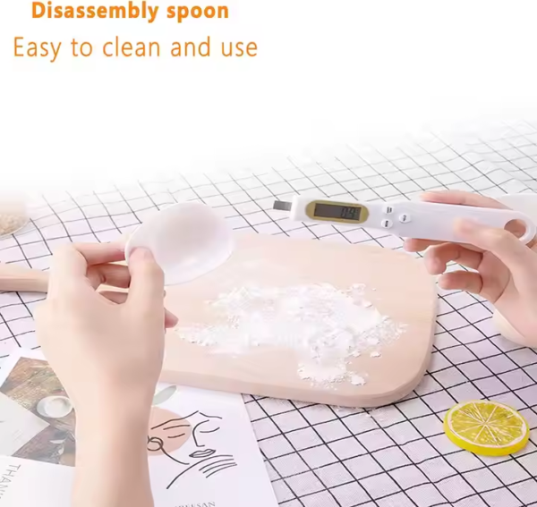 LCD High Precision Measuring ABS Portable Gram Weighing 500g 0.1g Digital Spoon Scale Kitchen Digital Spoon Scale - Image 5