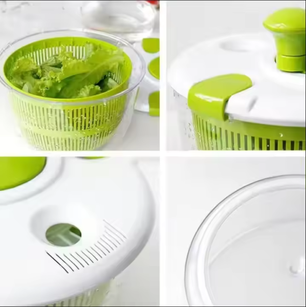 Hot Sale Multi Functional Household Vegetables Dryer Plastic Fruit and Vegetable Salad Spinner - Image 4