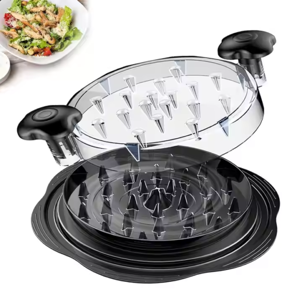 Large Manual Meat Grinder Machine Plastic Meat Crusher Visible Chicken Breast Meat Shredder Chopper Chicken Shredder Tool Twist